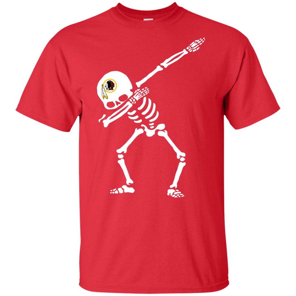 Dabbing Skull Washington Redskins T Shirts