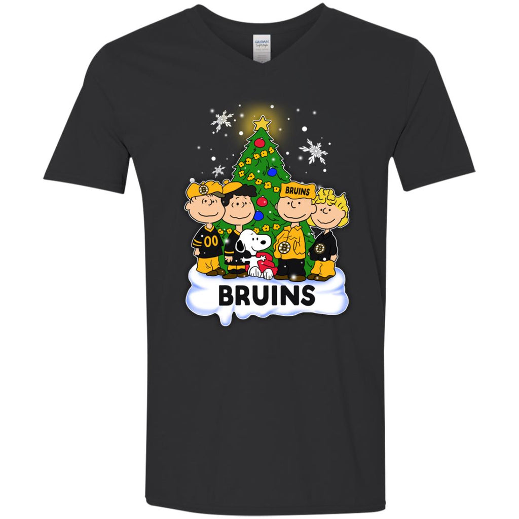 Snoopy The Peanuts Boston Bruins Christmas T Shirts