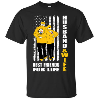 Husband And Wife Best Friends For Life Pittsburgh Steelers T Shirt - Best Funny Store