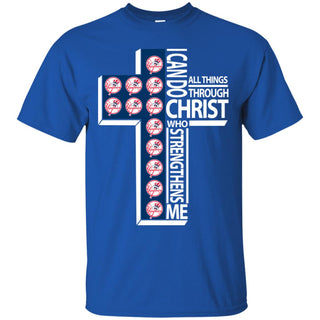 I Can Do All Things Through Christ New York Yankees T Shirts