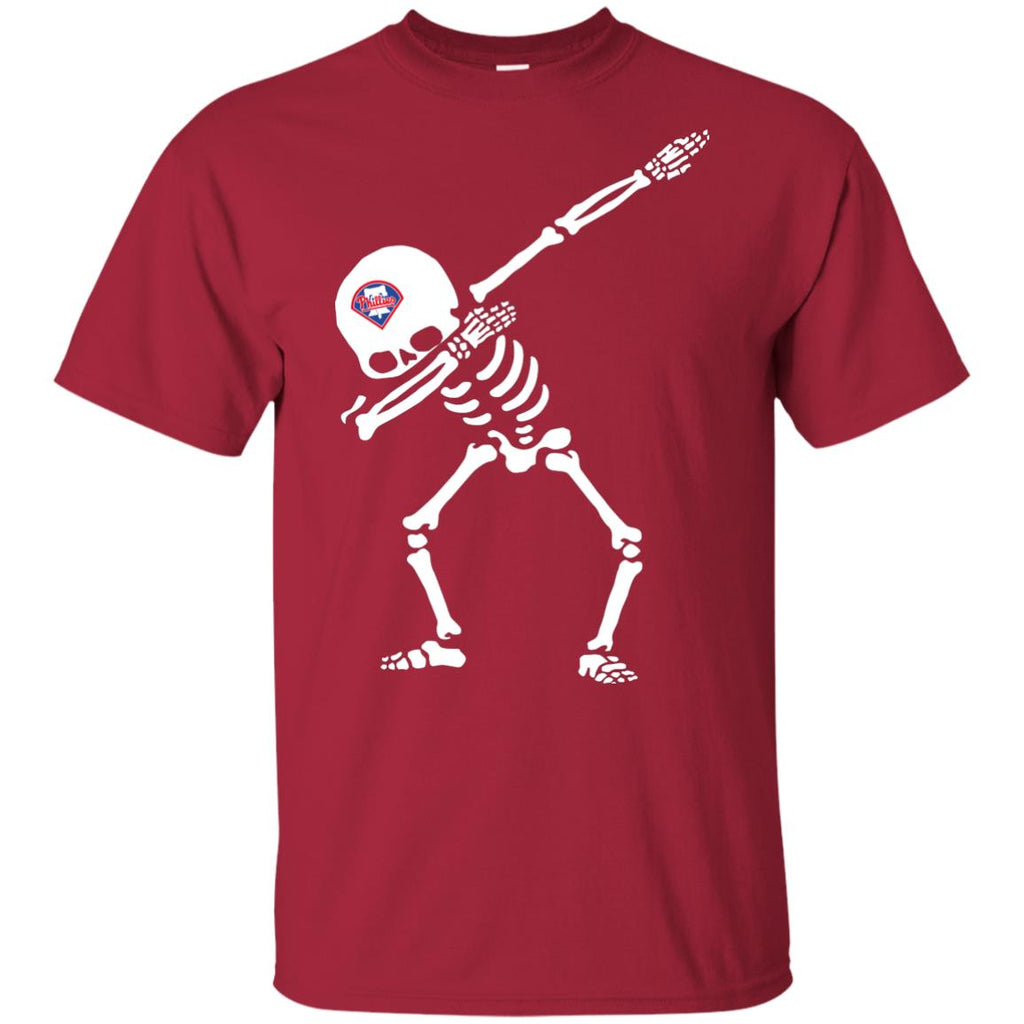 Dabbing Skull Philadelphia Phillies T Shirts