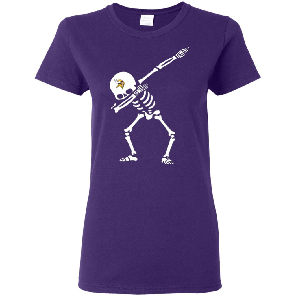 Dabbing Skull Minnesota Vikings T Shirts