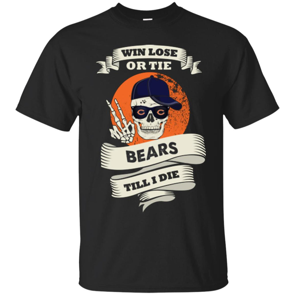 Skull Say Hi Chicago Bears T Shirts
