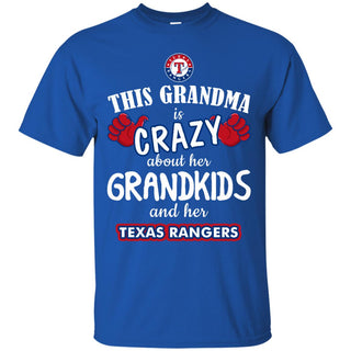 This Grandma Is Crazy About Her Grandkids And Her Texas Rangers T Shirts