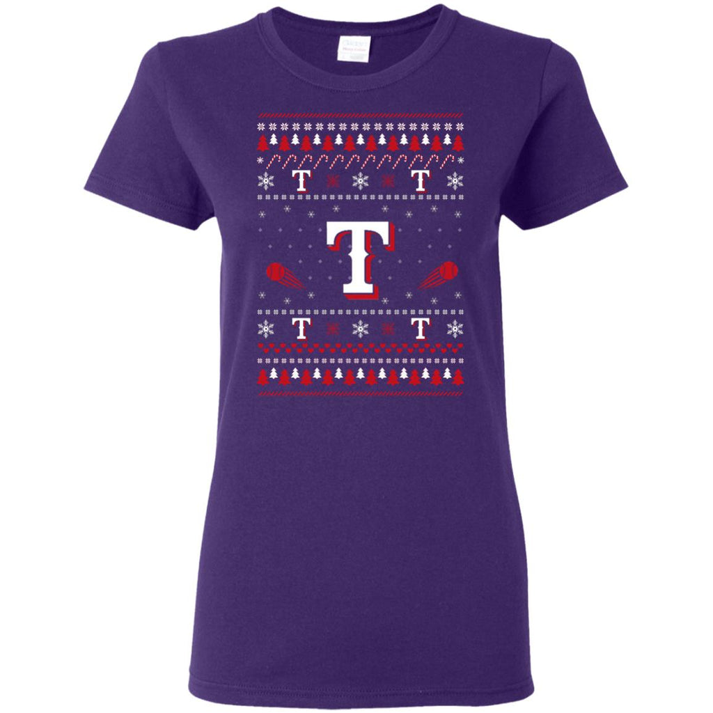 Texas Rangers Stitch Knitting Style T Shirt