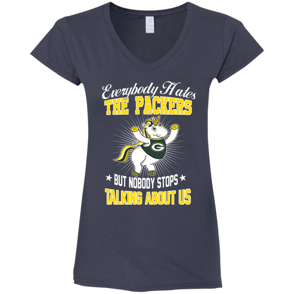 Nobody Stops Talking About Us Green Bay Packers T Shirt - Best Funny Store