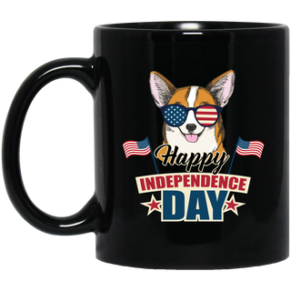 Corgi - Happy Independence Day Mugs Ver 1