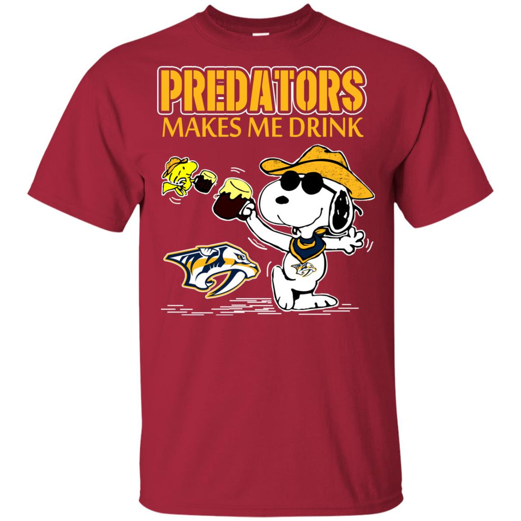 Nashville Predators Make Me Drinks T Shirts