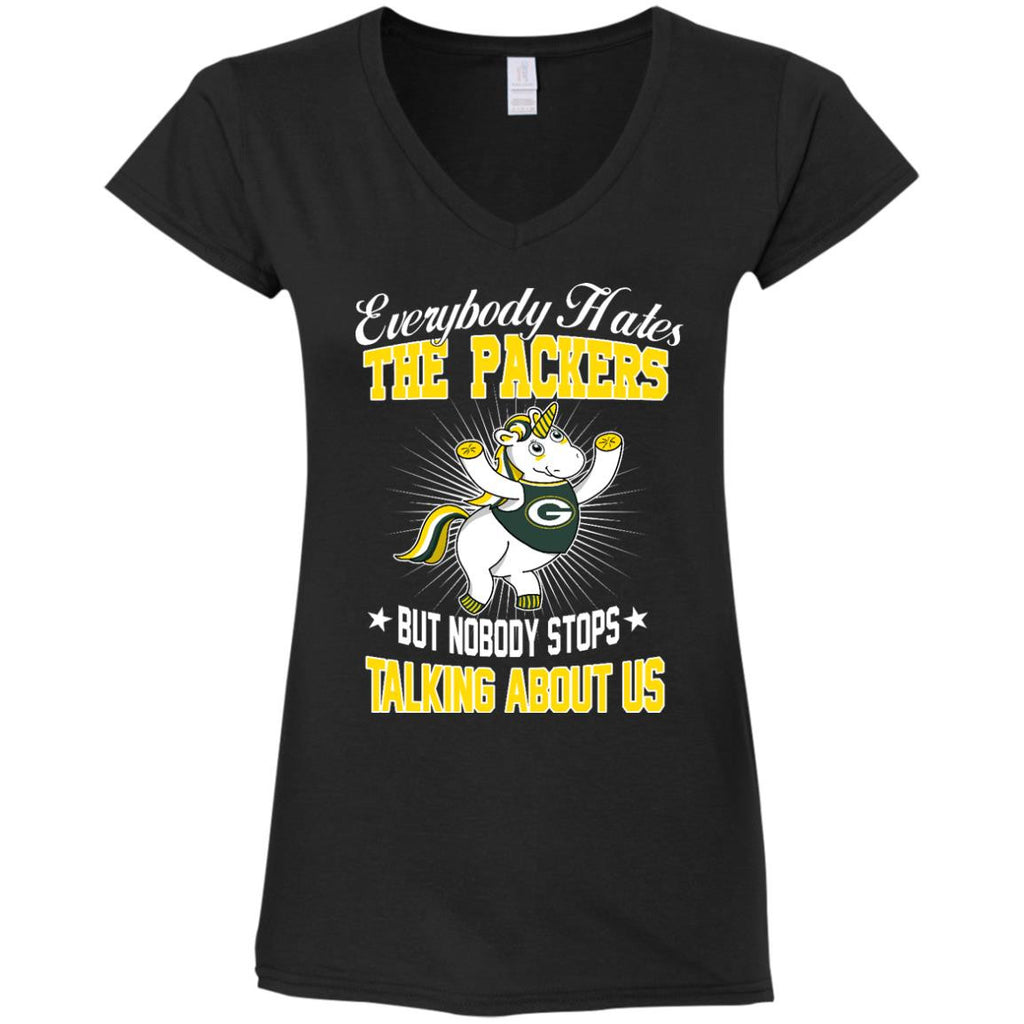 Nobody Stops Talking About Us Green Bay Packers T Shirt - Best Funny Store