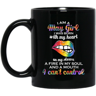 I Am A May Girl Mugs