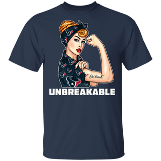 Beautiful Girl Unbreakable Go Houston Texans T Shirt