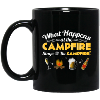 What Happens At The Campfire Mugs