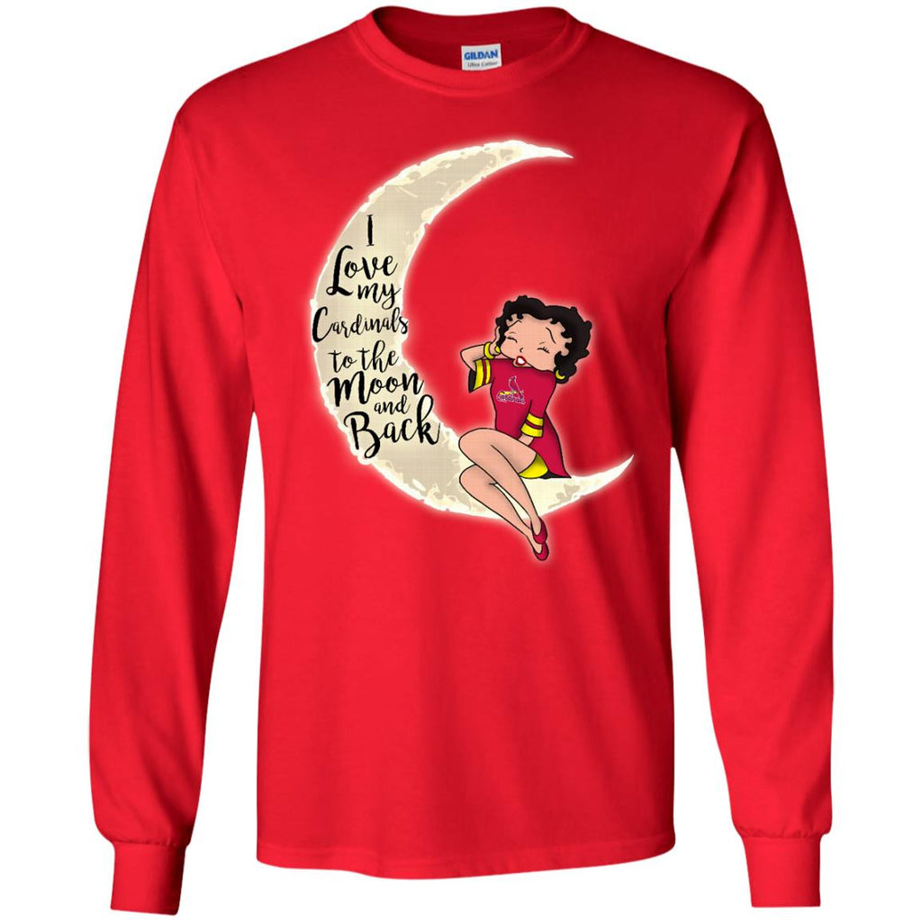 BB I Love My St Louis Cardinals To The Moon And Back T Shirt - Best Funny Store