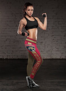 Fashion Gorgeous Fitting Fabulous Florida Panthers Leggings