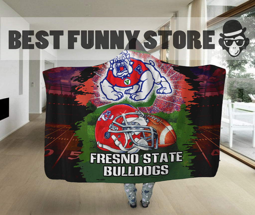 Special Edition Fresno State Bulldogs Home Field Advantage Hooded Blanket