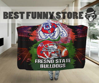 Special Edition Fresno State Bulldogs Home Field Advantage Hooded Blanket