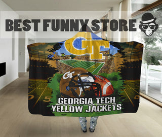 Special Edition Georgia Tech Yellow Jackets Home Field Advantage Hooded Blanket