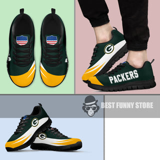 Awesome Gift Logo Green Bay Packers Sneakers