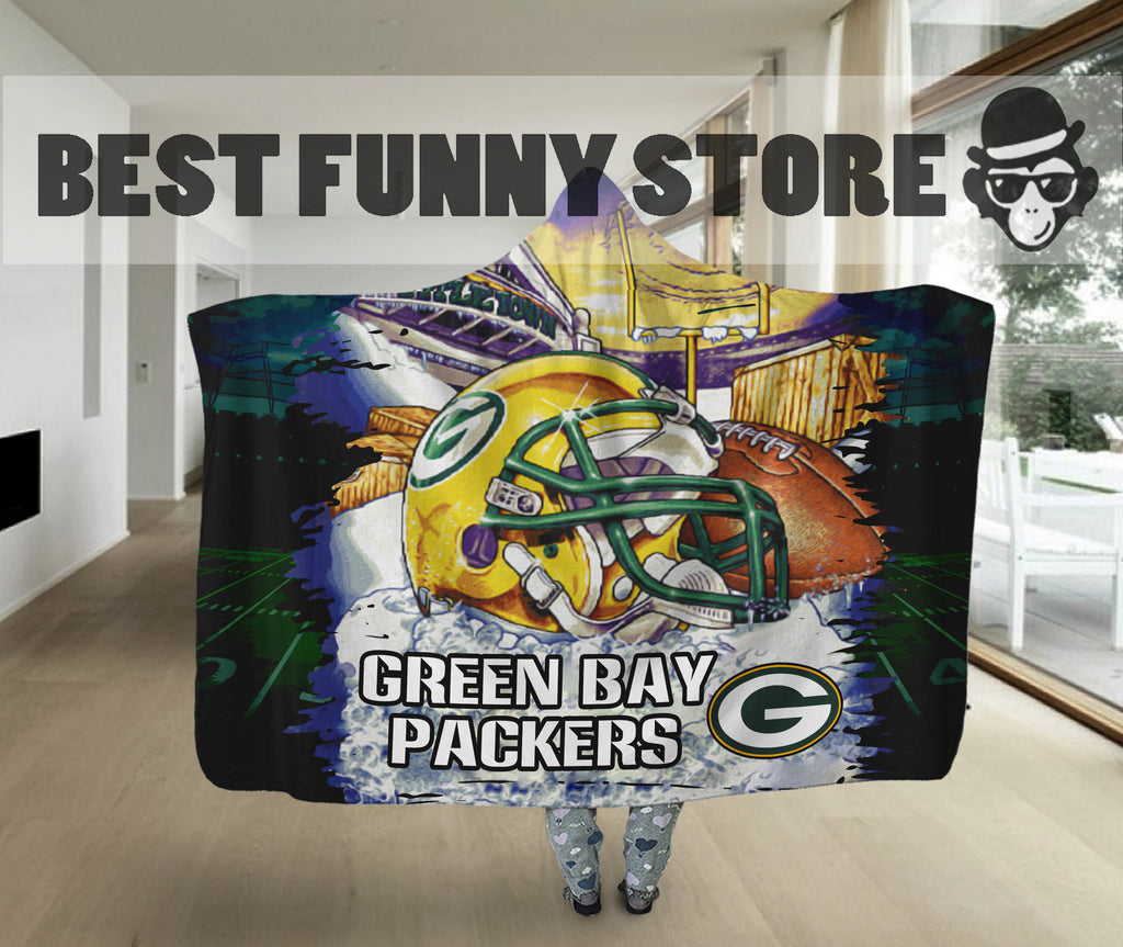 Special Edition Green Bay Packers Home Field Advantage Hooded Blanket