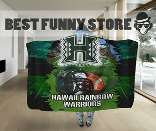 Special Edition Hawaii Rainbow Warriors Home Field Advantage Hooded Blanket