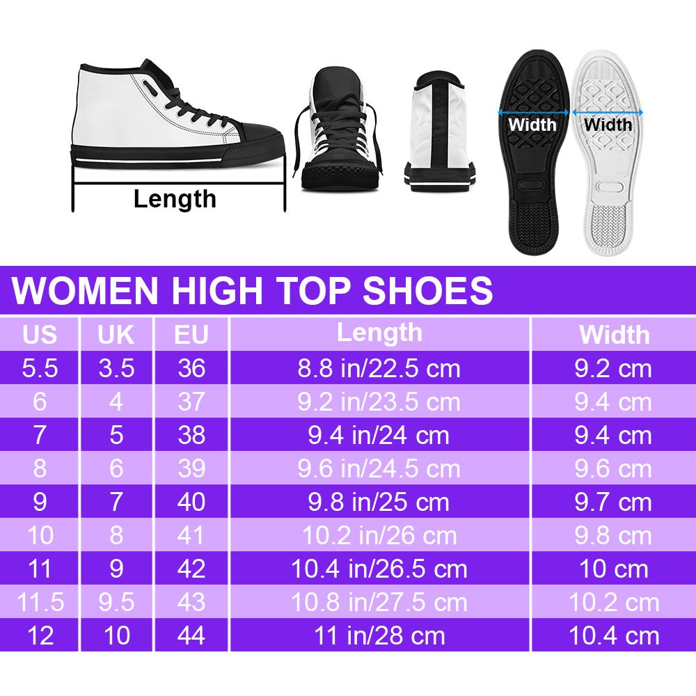 Lovely Rose Thorn Incredible Baltimore Ravens High Top Shoes