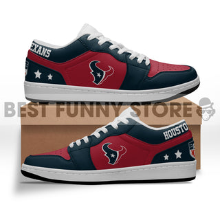 Gorgeous Simple Logo Houston Texans Low Jordan Shoes