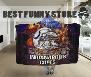 Special Edition Indianapolis Colts Home Field Advantage Hooded Blanket