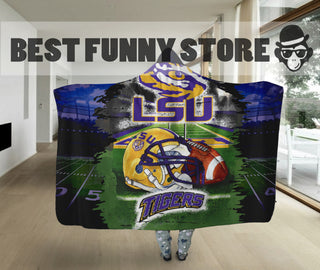 Special Edition LSU Tigers Home Field Advantage Hooded Blanket