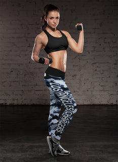 Camo Sporty Trending Fashion Fabulous Los Angeles Chargers Leggings