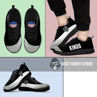 Awesome Gift Logo Los Angeles Kings Sneakers