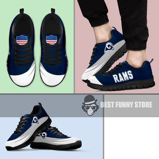 Awesome Gift Logo Los Angeles Rams Sneakers