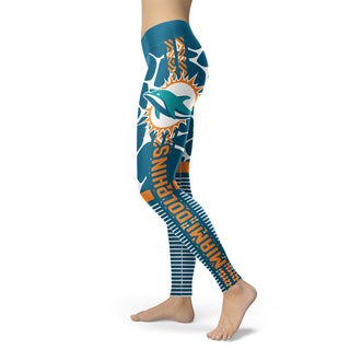 Cool Air Lighten Attractive Kind Miami Dolphins Leggings