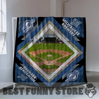 Pro Milwaukee Brewers Stadium Quilt For Fan
