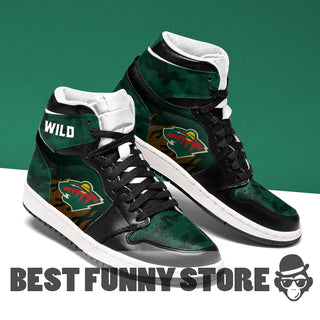 Camo Logo Minnesota Wild Jordan Sneakers