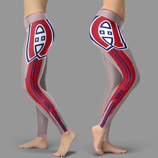 Charming Lovely Little Dots Along Body Montreal Canadiens Leggings