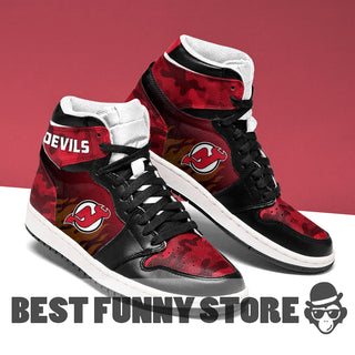 Camo Logo New Jersey Devils Jordan Sneakers