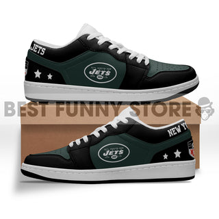 Gorgeous Simple Logo New York Jets Low Jordan Shoes
