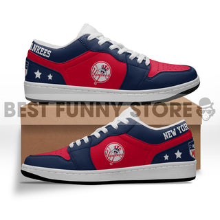 Gorgeous Simple Logo New York Yankees Low Jordan Shoes