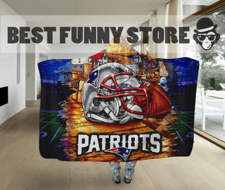 Special Edition New England Patriots Home Field Advantage Hooded Blanket