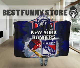 Special Edition New York Rangers Home Field Advantage Hooded Blanket