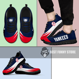 Awesome Gift Logo New York Yankees Sneakers