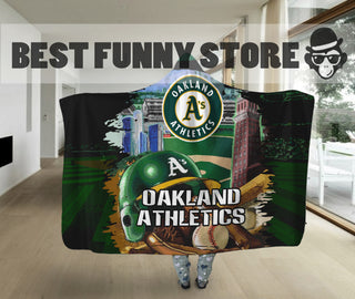 Special Edition Oakland Athletics Home Field Advantage Hooded Blanket