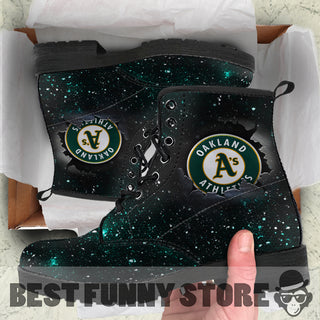 Art Scratch Mystery Oakland Athletics Boots