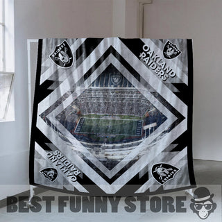 Pro Oakland Raiders Stadium Quilt For Fan