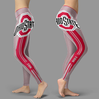 Charming Lovely Little Dots Along Body Ohio State Buckeyes Leggings