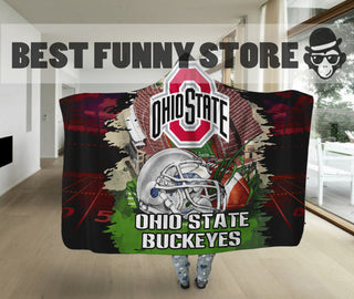 Special Edition Ohio State Buckeyes Home Field Advantage Hooded Blanket