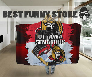 Special Edition Ottawa Senators Home Field Advantage Hooded Blanket