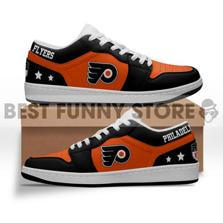Gorgeous Simple Logo Philadelphia Flyers Low Jordan Shoes
