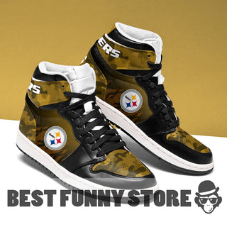 Camo Logo Pittsburgh Steelers Jordan Sneakers