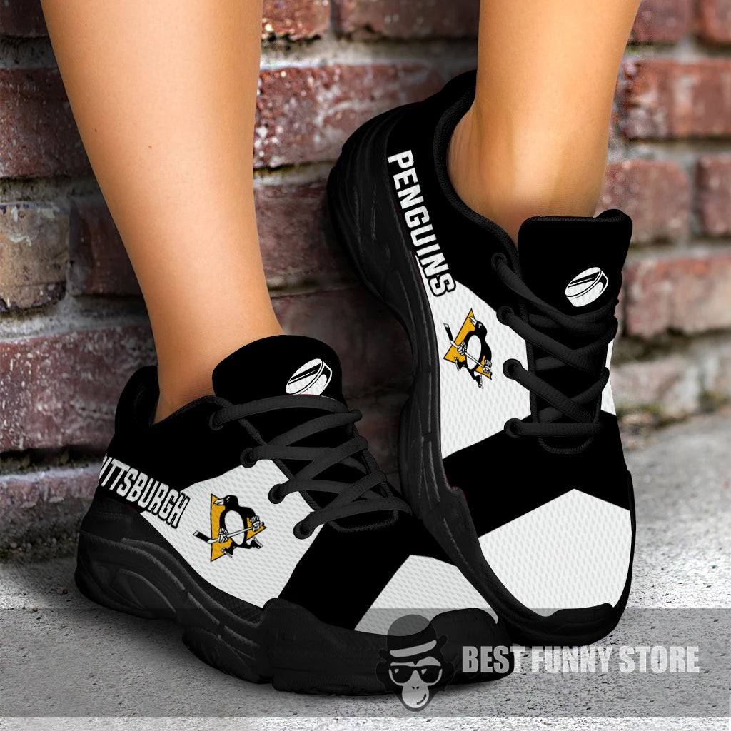 Pro Shop Logo Pittsburgh Penguins Chunky Sneakers – Best Funny Store